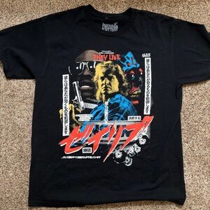 They Live graphic tee